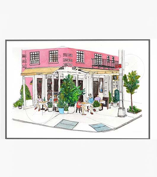 Bar Sardine NYC Print