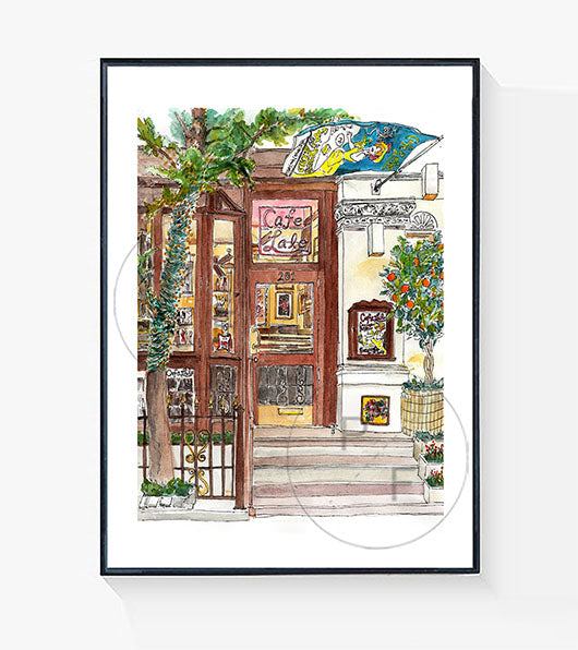Cafe Lalo NYC Print