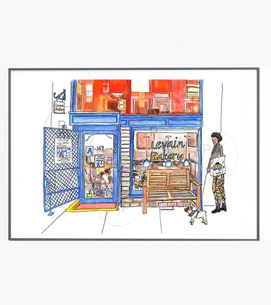 Levain Bakery NYC Print