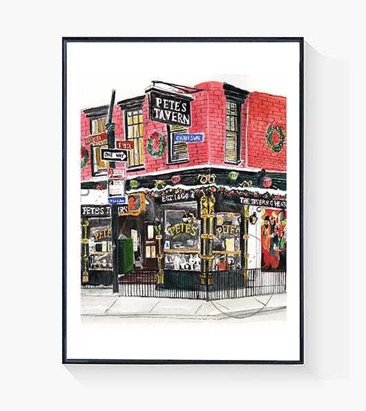 Pete’s Tavern NYC Print