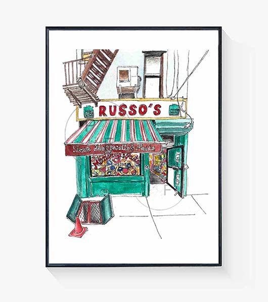 Russos Deli NYC Print