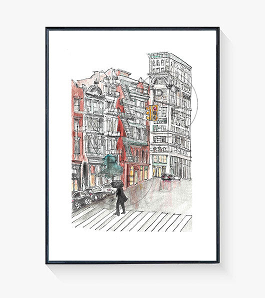 Broadway Soho NYC Print