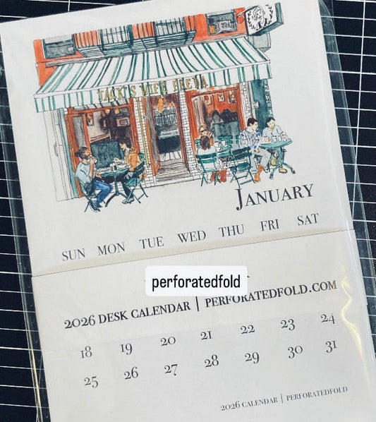 2026 NYC Desk Calendar