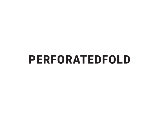 Perforatedfold Gift Card