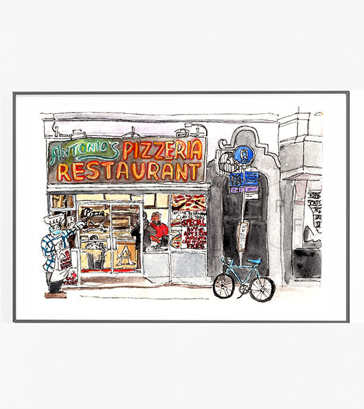 Antonio’s Pizzeria NYC Print