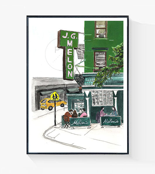 JG Melon NYC Print