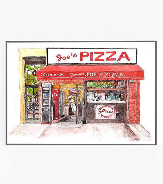 Joe’s Pizza NYC Print