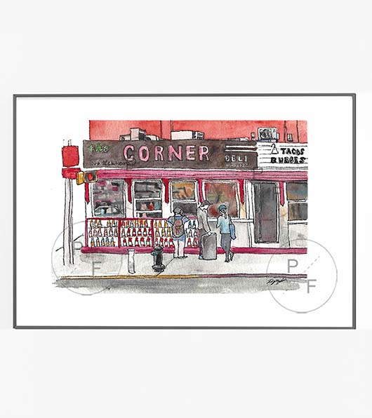 La Esquina NYC Print