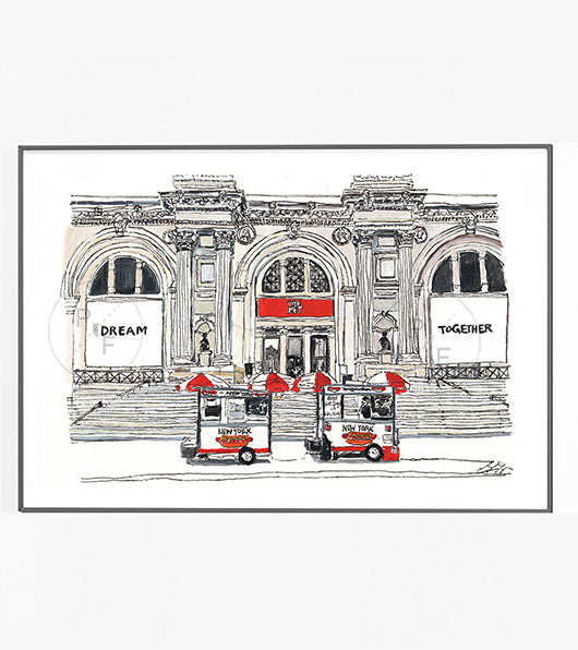 Met Museum NYC Print