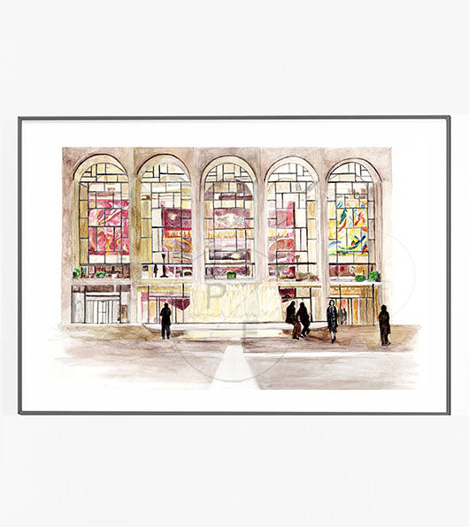 Met Opera NYC Print