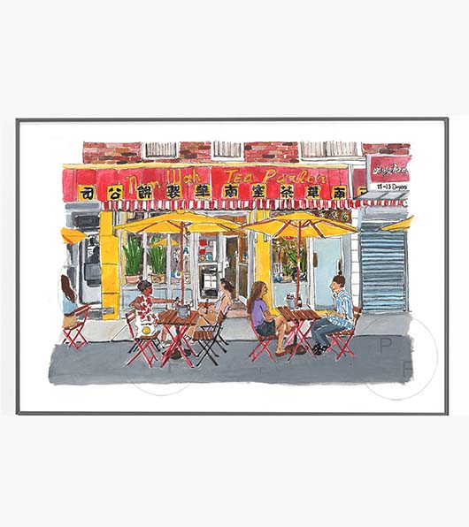Nom Wah Tea Parlor NYC Print