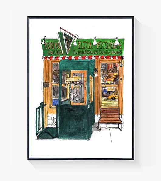 Rubirosa Pizza NYC Print