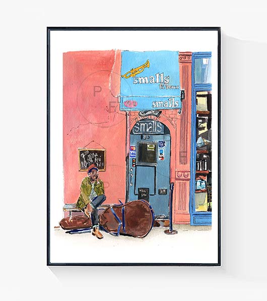 Small’s Jazz Club NYC Print