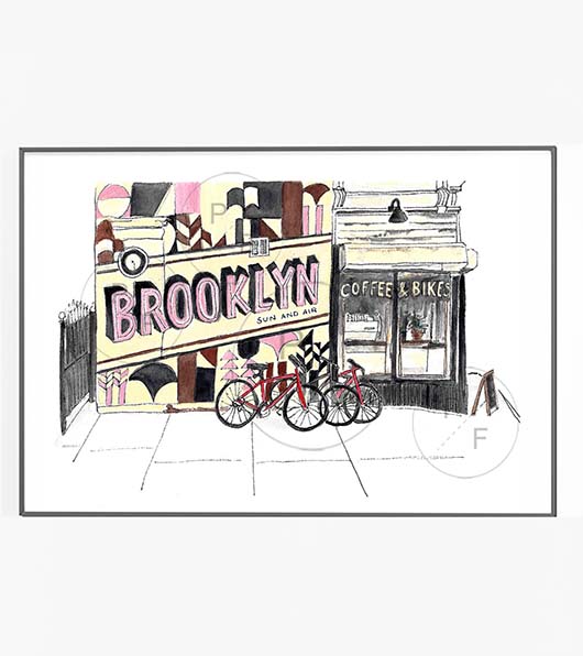 Sun & Air Brooklyn NYC Print