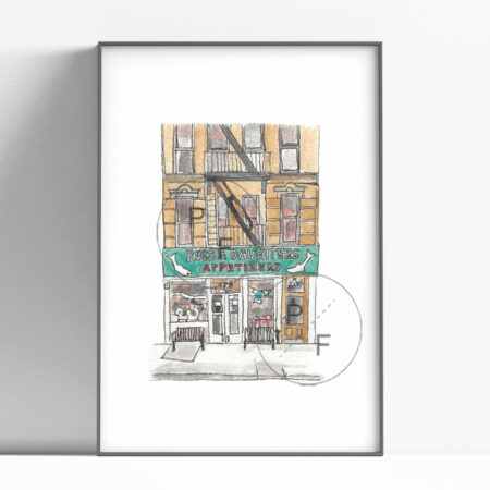 Russ and Daughters NYC print