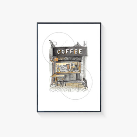Tokyo Coffee Shop print