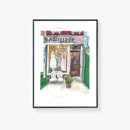 9th St Vintage Shop NYC print