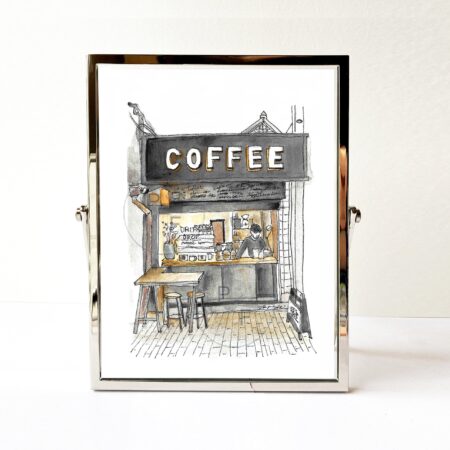 Tokyo Coffee Shop Original Painting