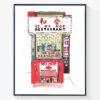 wo hop chinatown nyc print