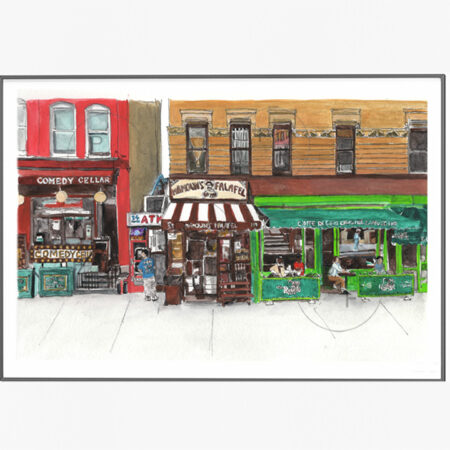 MacDougal Street, Greenwich Village NYC art print