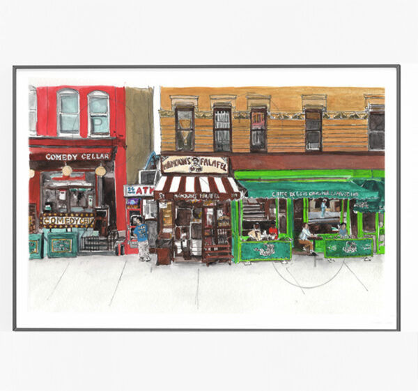 MacDougal Street, Greenwich Village NYC art print