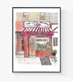 Two Little Red Hens Print
